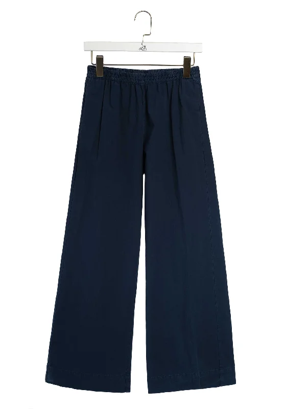 Women's Jodhpurs with Elastic WaistPants H20244 Navy