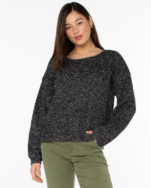 Women's V-Shaped Hem SweatersBombay Sweater - Phantom