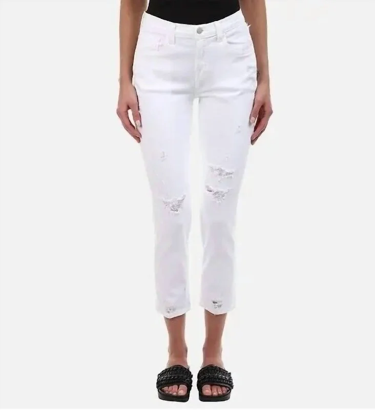 Women's Harem PantsSadey Classic Mid Rise Stretch Denim Skinny Jeans In White