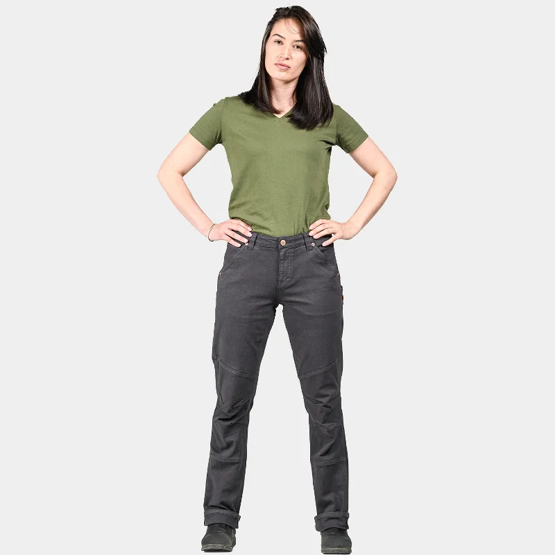 Women's Jodhpurs with Asymmetrical HemDovetail Workwear Women's GO TO Double-Front Canvas Stretch Pant