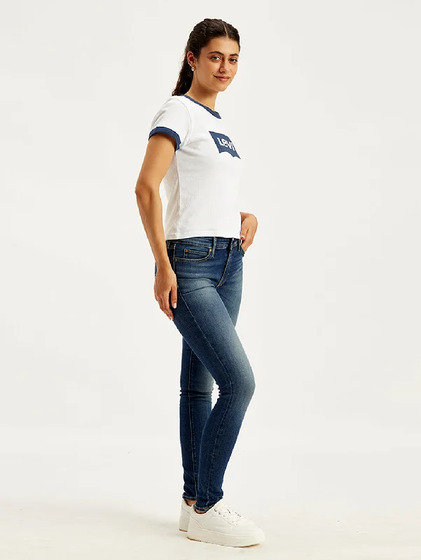 Women's Jodhpurs with Capri LengthWomen's Mid Rise 711 Skinny Blue Jeans