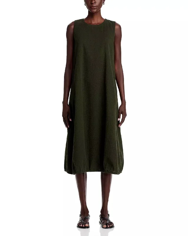 Women's Sleeveless DressesLantern Dress In Seaweed