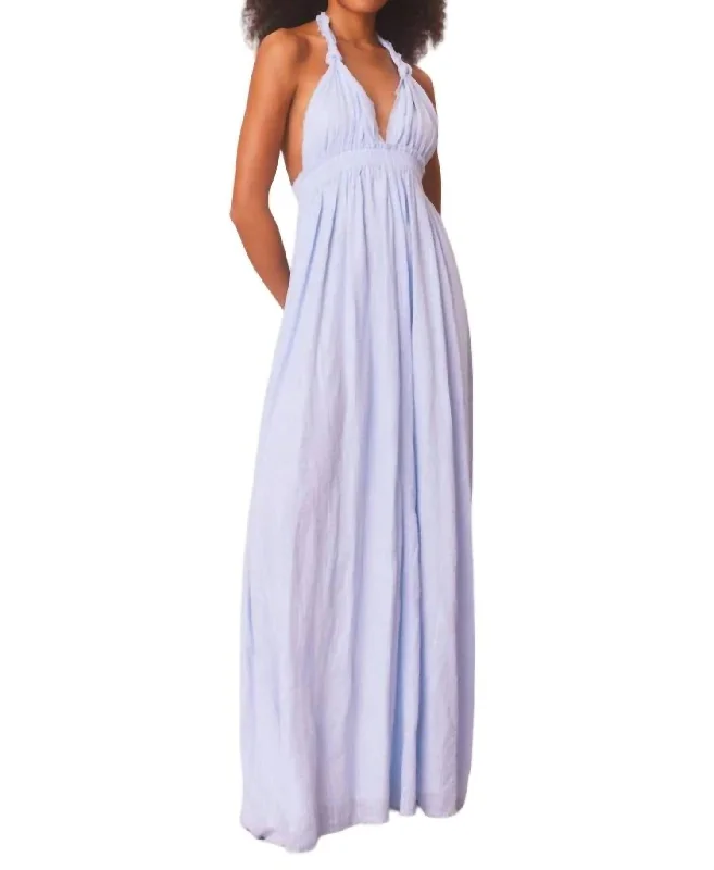 Women's U-Shaped Collar DressesLove Dress In Moonstone