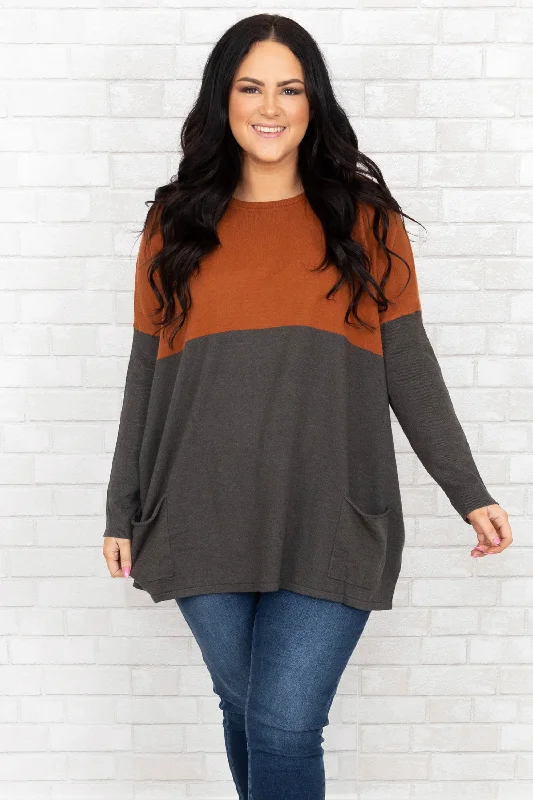 Women's Blouse with Sweetheart CollarSmooth Talking Sweater,  Amber Black