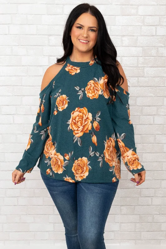 Women's Blouse for WeddingSweet Darlin' Top, Teal